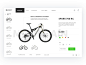 Bike product page
web design