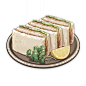 Katsu Sandwich : Katsu Sandwich is a food item that the player can cook. The recipe for Katsu Sandwich is obtainable from Ryouko in Ritou for 2500 Mora. Depending on the quality, Katsu Sandwich increases the party's attack by 66/81/95 for 300 seconds. Lik