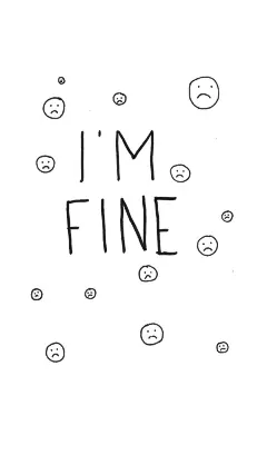 平铺直叙的壁纸，我很好，可以重新起跑