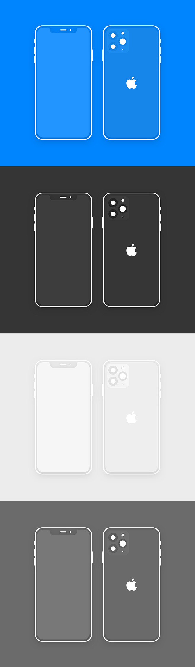 iPhone 11 Pro 线框模型 -...