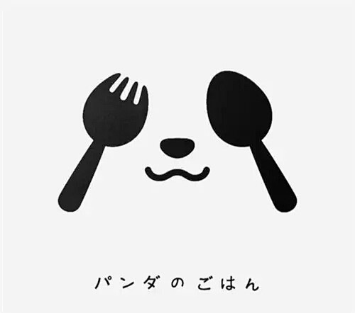 各种各样以“熊猫”为元素的logo图形。