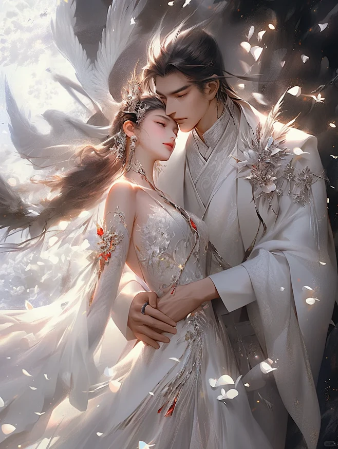 Midjourney｜古风婚纱照