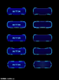 源文件下载- 科技感机械边框几何图案UI控件按钮按键素材
