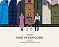 an advertisement for the new outerwear brand, outside of your outers is shown