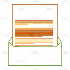公司信封和文件信笺空白
