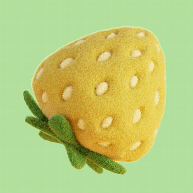 3D wool felt toy ber...