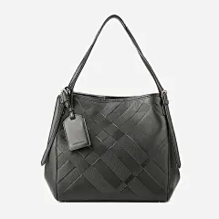 BURBERRY巴宝莉黑色压花手袋免抠素材_新图网 https://ixintu.com BURBERRY 包包 女包 巴宝莉 手包 手袋