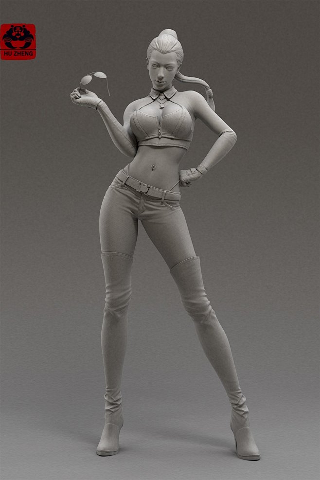 ZBrush sculpt  , hu ...