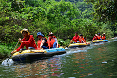 gesan采集到广西漂流古龙山游记