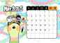 ILLUSTRATION  Digital Art  Drawing  artwork digital illustration 2025 desk calendar 2025 calendar new year calendar design
