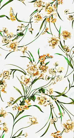 手绘兰花花纹背景高清素材 兰花 手绘 背景 花纹 免抠png 设计图片 免费下载