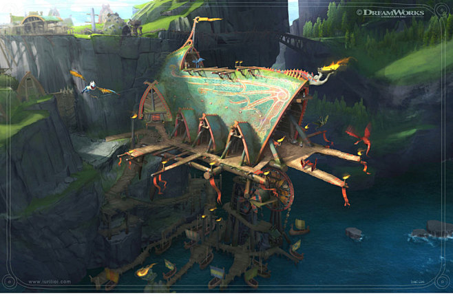 驯龙高手2The Concept Art...