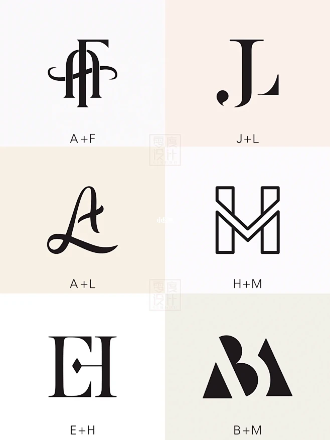 24个字母组合logo设计