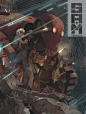 #漫画# #插画# Sam（After man）联名创作 by #Shang Xiao#（中国） # Richard Marazano#（France）