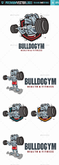 健身狗标志——动物标志模板Gym Dog Logo - Animals Logo Templates动物、动物触须,健美运动员,身体,斗牛犬,犬类,卡通,狗,健身,健身、标志、吉祥物,肌肉,力量,幻灯片,六个包,运动,体育,强壮,矢量 animal, animals, barbel, body builder, body building, bulldog, canine, cartoon, dog, fitness, gym, logo, mascot, muscle, power, powerpoin