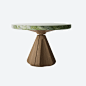 Udukkai Circular Table Marble Atelier Pendhapa The Invisible Collection