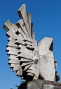 Architectural sculpture: José Santiago Chierico’s angel of death at Azul cemetery  Architect: Francisco Salamone  Argentina