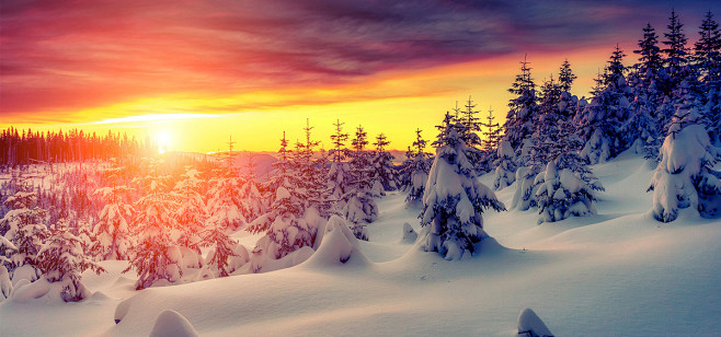 雪球,雪山,浪漫,彩色,海报banner...