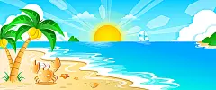 童话,童趣,卡通,夏日,大海,海报banner,手绘图库,png图片,网,图片素材,背景素材,3619098@飞天胖虎