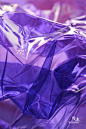 青莲紫镭射液体膜布料 半透明揉捏无折痕 服装包袋防水设计面料-tmall.com天猫