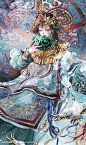 【国家宝藏拟人】三星堆青铜纵目面具-画画的玉玉卿