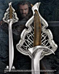 Orcrist, the sword of the Dwarf Lord Thorin Oakenshield; from the Noble Collection