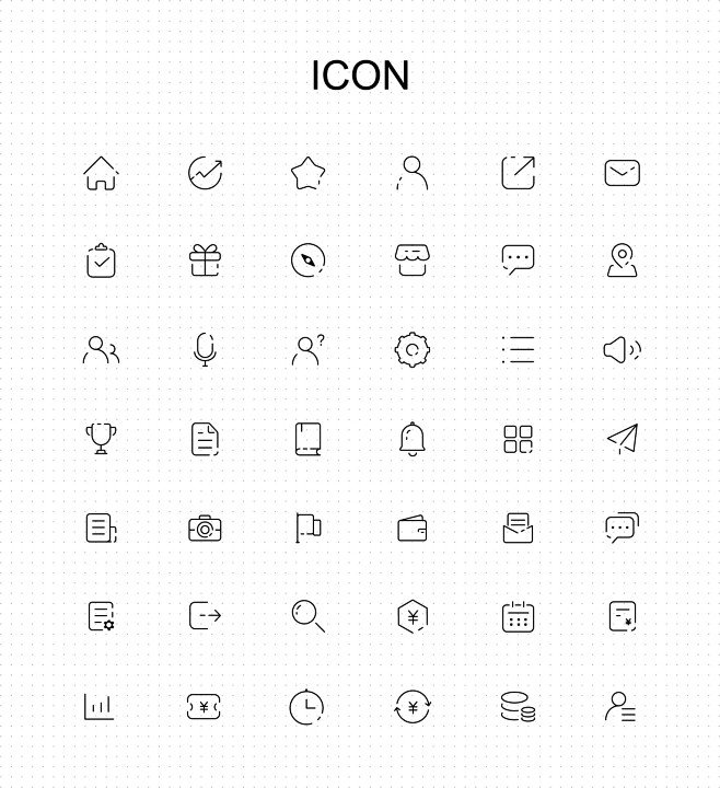 线性icon