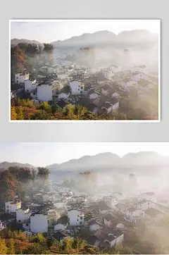 古镇婺源风景高清壁纸图片-众图网