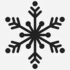 雪花派对季节图标_88ICON https://88icon.com 雪花 派对 季节 球体 冬季 圣诞节 圣诞装饰