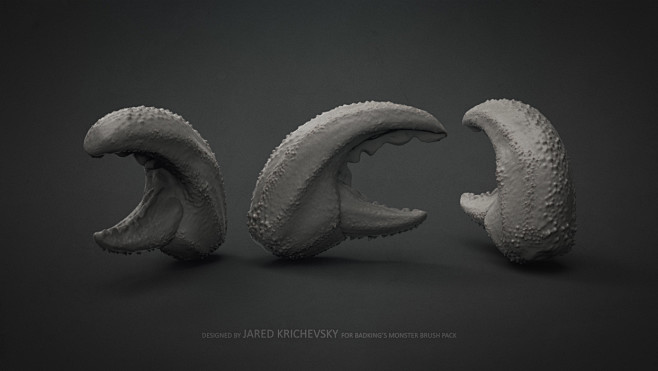 #ZBrush#格式各种#怪物手模型#和...