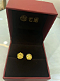 #黄金也能美出高级感 #黄金饰品 #黄金首饰 #足金 #总有一款款适合你 时尚耳钉 - 小红书
