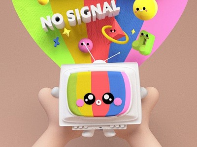 NO SIGNAL ✨ cute art...