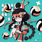 #阴阳师同人# #百绘罗衣# #面灵气#
不说了，夏天就一起打排球吧

——————————————————————————
_(:з」∠)_赶紧肝肝，急速冲刺~
@阴阳师手游同人帐 @网易LOFTER @网易阴阳师妖怪屋 @画珈平台 ​​​​