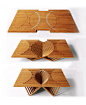 错综复杂的线条美感，Rising Table by Robert van Embricqs~
全球最好的设计，尽在普象网 pushthink.com