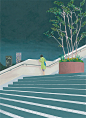 Ilustracje Takeshi Miyasaka | Japanese Design