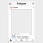 instagram相框kt板拍照相框道具定制朋友圈手持网红ins拍照框抖音