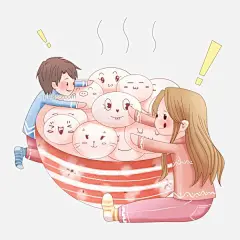 元宵节吃元宵的男孩女孩中国传统美食图片大小2000x2000px 图片尺寸2.62 MB 来自PNG搜索网 pngss.com 免费免扣png素材下载！2019年#传统节日#传统习俗#过节#过年#卡通人物#卡通手绘#热气#汤圆#新年#元宵#元宵节#中国传统美食#