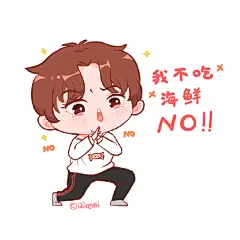 朱正廷#朱正廷-奇妙的食光# 皮一下，画了贝贝piapia打nian的场面~~~哈哈哈，贝贝你的高冷形象真的没了（另外很开心跟糖们互动，蟹蟹喜欢，贝真的很可爱）@THEO-朱正廷 ​​​ ​​​​