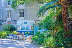 房屋,建筑外部,水,天空,度假胜地,水平画幅,沙子,旅行者,夏天,户外