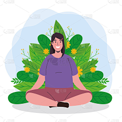 悦秀网络科技采集到瑜伽小人