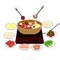 食品美食插画PNG图片