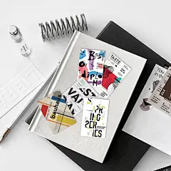 40张包豪斯先锋派艺术海报简约贴纸手机手账电脑iPad装饰防水贴画-淘宝网