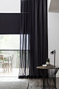 Wilson's Aruba Sheer & Sheer Blind.  Available in 12 elegant colours that match back to our Mercury II Blind Fabric. FR Tested to AS1530.2 ideal for domestic and commercial use.