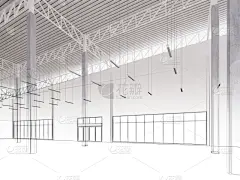 仓库,三维图形,室内,草图,新的,边框,水平画幅,绘画插图,家具,泰国