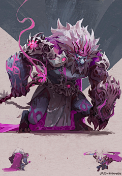 小P-指上魔术采集到厚涂参考