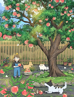 坚守麦田采集到插画平面广告