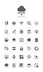 云计算 大数据 UI图标设计AI25云计算|图标设计