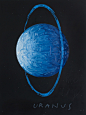 【加拿大艺术家埃里克·奥尔森的油画作品】—— 宇宙·星球
超震撼的油画作品，原来宇宙里的星球是如此之美。