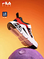 FILA KIDS斐乐童鞋儿童跑步鞋2022秋季新款男女小童魔术贴运动鞋-tmall.com天猫
