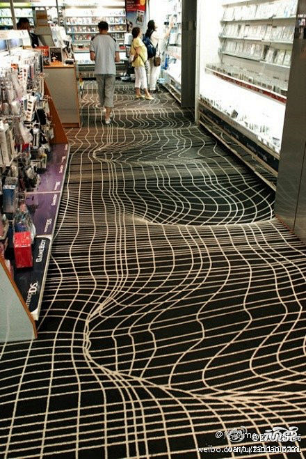 [] 商店里的视错觉的地毯~~